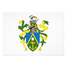 Escudo de armas de las islas de Pitcairn Comunicado Personal
