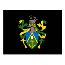 Escudo de armas de las islas de Pitcairn Postales