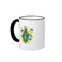 Escudo de armas de las islas de Pitcairn Tazas