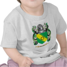 Escudo de armas de las peras (escudo de la familia camisetas