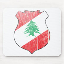 Escudo de armas de Líbano Tapete De Ratón