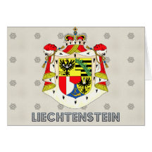 Escudo de armas de Liechtenstein Tarjetas