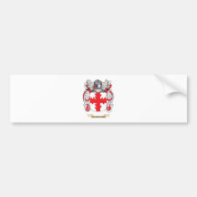 Escudo de armas de Llorente (escudo de la familia) Etiqueta De Parachoque