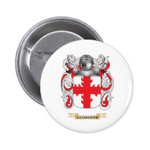 Escudo de armas de Llorente (escudo de la familia) Pins