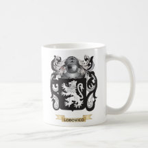 Escudo de armas de Lodovico (escudo de la familia) Taza