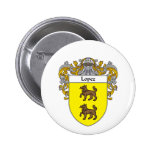 Escudo de armas de López (cubierto) Pin