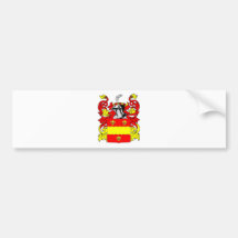 Escudo de armas de los catetos etiqueta de parachoque