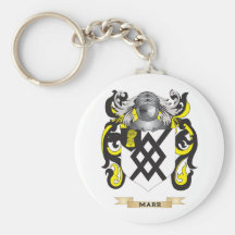 Escudo de armas de Marr (escudo de la familia) Llavero