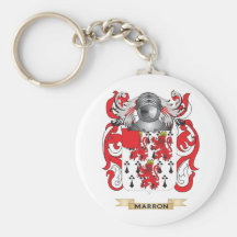 Escudo de armas de Marron (escudo de la familia) Llavero