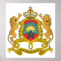 Escudo de armas de Marruecos Impresiones