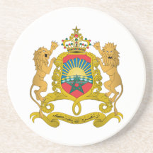 Escudo de armas de Marruecos Posavasos Personalizados