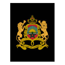 Escudo de armas de Marruecos Postales