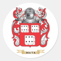 Escudo de armas de Mata (escudo de la familia) Etiquetas