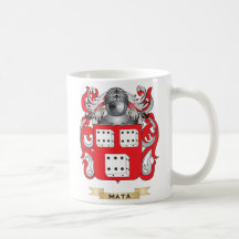 Escudo de armas de Mata (escudo de la familia) Tazas