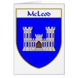 Escudo de armas de McLeod/escudo de la familia Tarjeton