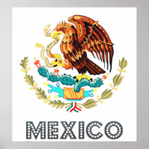 Escudo de armas de México Poster