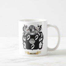 Escudo de armas de Michu (escudo de la familia) Taza De Café
