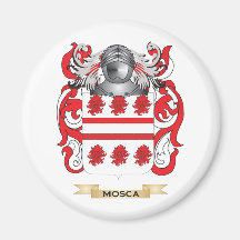 Escudo de armas de Mosca (escudo de la familia) Imanes
