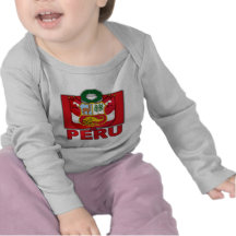 Escudo de armas de Perú Camiseta