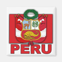 Escudo de armas de Perú Imán