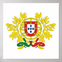 Escudo de armas de Portugal Posters