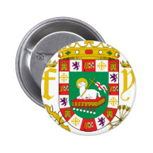 Escudo de armas de Puerto Rico Pin