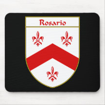 Escudo de armas de Rosario Alfombrillas De Ratón