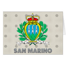 Escudo de armas de San Marino Tarjeton