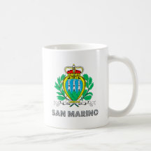 Escudo de armas de San Marino Taza De Café