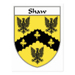 Escudo de armas de Shaw/escudo de la familia Tarjetas Postales