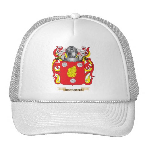 Escudo de armas de Simmons (escudo de la familia) Gorro
