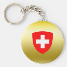 Escudo de armas de Suiza Llavero