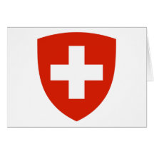 Escudo de armas de Suiza Tarjetas