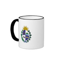 Escudo de armas de Uruguay Tazas De Café