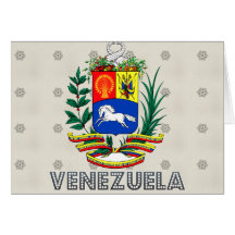 Escudo de armas de Venezuela Tarjeta