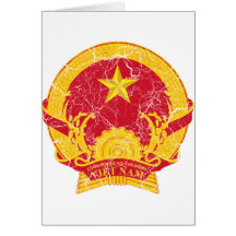 Escudo de armas de Vietnam Tarjeton