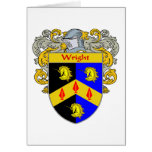 Escudo de armas de Wright (cubierto) Felicitación