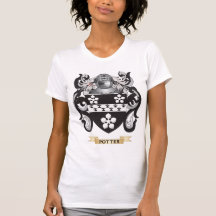 Escudo de armas del alfarero (escudo de la familia camisetas
