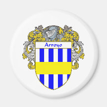 Escudo de armas del Arroyo (cubierto) Imán Para Frigorifico