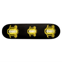 Escudo de armas del d'Ivoire de Côte Tabla De Skate