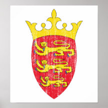 Escudo de armas del jersey impresiones