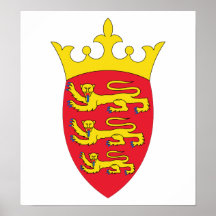 Escudo de armas del jersey posters