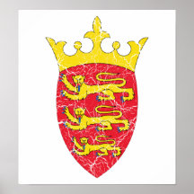 Escudo de armas del jersey posters