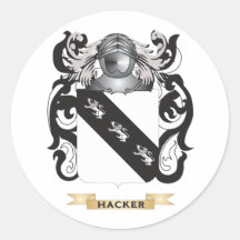 Escudo de armas del pirata informático (escudo de  pegatinas  