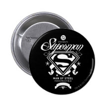 Escudo de armas del superhombre pin
