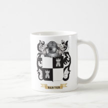 Escudo de armas del trueque (escudo de la familia) taza de café