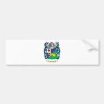 Escudo de armas inestable etiqueta de parachoque