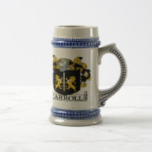 Escudo de armas Stein de Carroll Tazas De Café