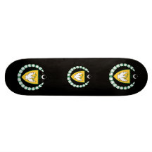 Escudo de armas turco de la república patineta personalizada