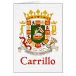 Escudo de Carrillo de Puerto Rico Tarjetón
